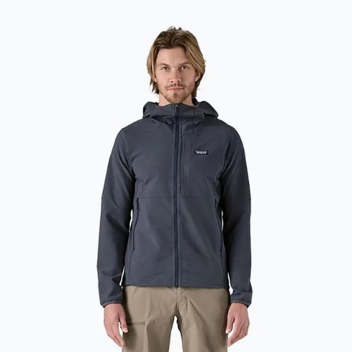 Felpa Patagonia R1 TechFace da uomo blu smolder