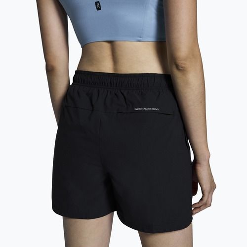 Pantaloncini da corsa On 5" Core nero da donna