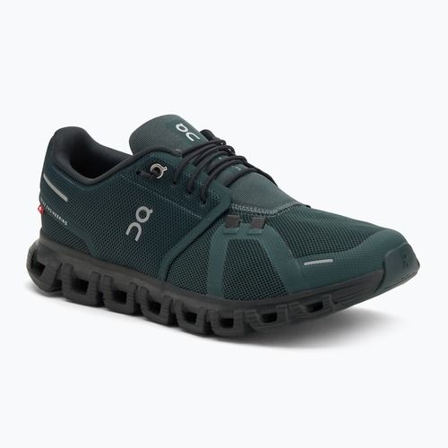 Scarpe On Cloud 6 evergreen/nero da uomo