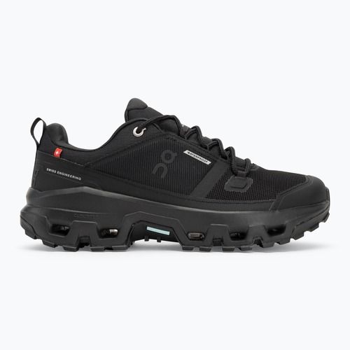 Scarpe da uomo On Cloudrock Low Waterproof nero/nero