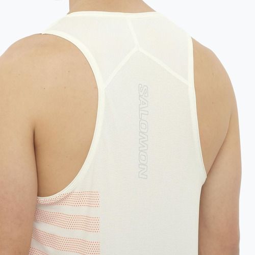 Canotta da corsa Salomon Sense Aero Singlet GFX icicle da uomo