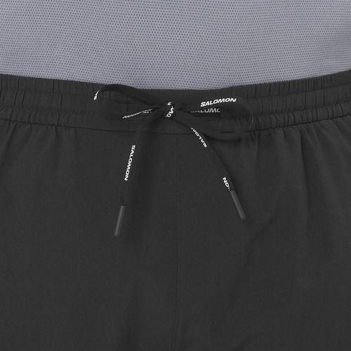 Pantaloncini da corsa Salomon SHAKEout Easy 5" nero profondo da uomo