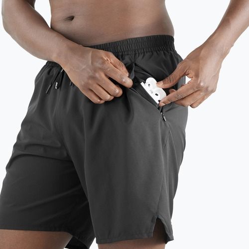 Pantaloncini da corsa Salomon Shakeout Core 2IN1 7" nero profondo da uomo