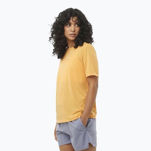 Maglietta da corsa da donna Salomon SHAKEout Core apricot