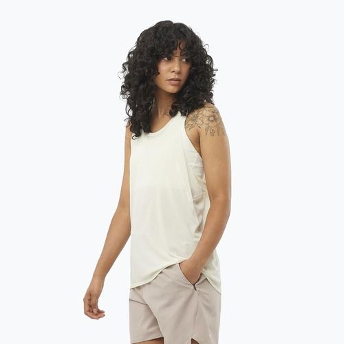 Canotta running donna Salomon SHAKEout Air Tank icicle