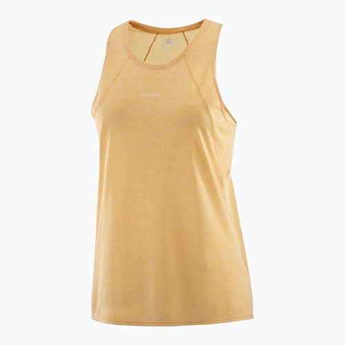 Canotta da corsa donna Salomon SHAKEout Air Tank albicocca caldo