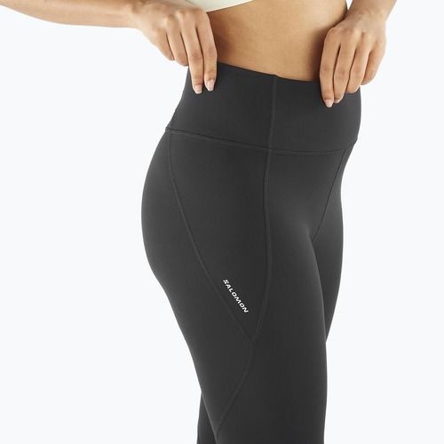 Leggings da corsa da donna Salomon SHAKEout Bliss 25" nero profondo