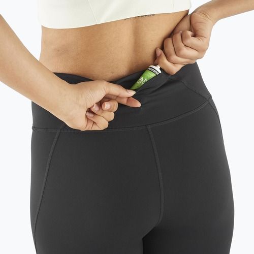 Leggings da corsa da donna Salomon SHAKEout Bliss 25" nero profondo