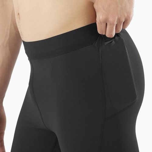 Pantaloncini da corsa Salomon Sense Aero Tights nero profondo da uomo