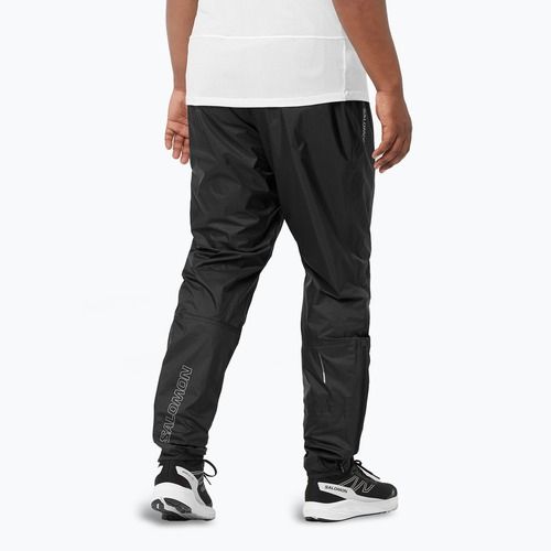 Pantaloni da corsa Salomon Bonatti Waterproof nero profondo