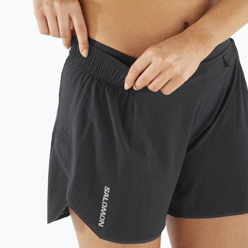 Pantaloncini da corsa Salomon Sense Aero 5'' donna nero profondo / peris
