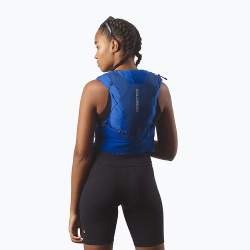 Gilet da corsa Salomon ADV SKIN 12 Set nautical blue/limoges