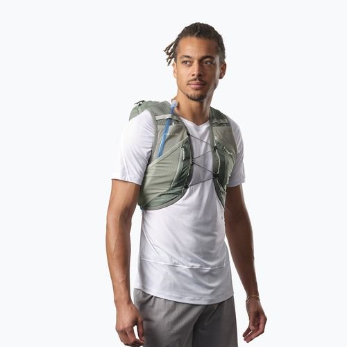 Salomon Active Skin 12 Gilet da corsa con serbatoio corona d'alloro/fioriera