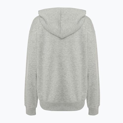 Felpa con cappuccio New Balance Sport Graphic French Terry grigio atletico da donna