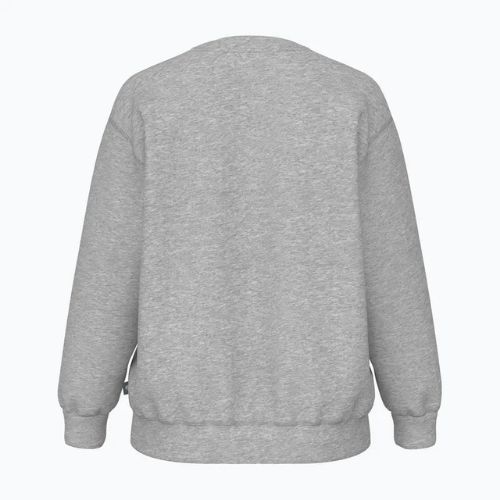 Felpa donna New Balance Sport Fleece Logo Crew grigio atletico
