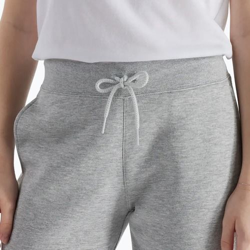 Pantaloni New Balance Fleece Jogger donna grigio atletico