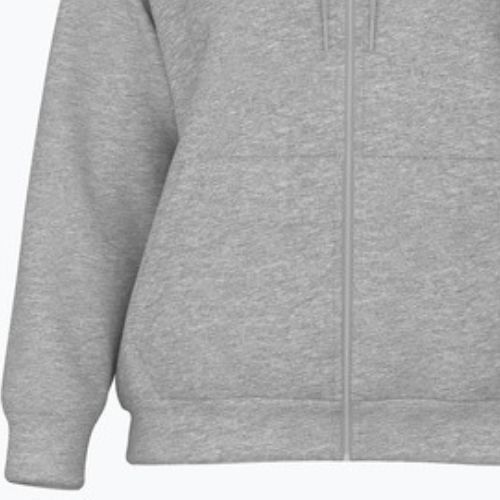Felpa donna New Balance Fleece Logo Full Zip grigio sportivo
