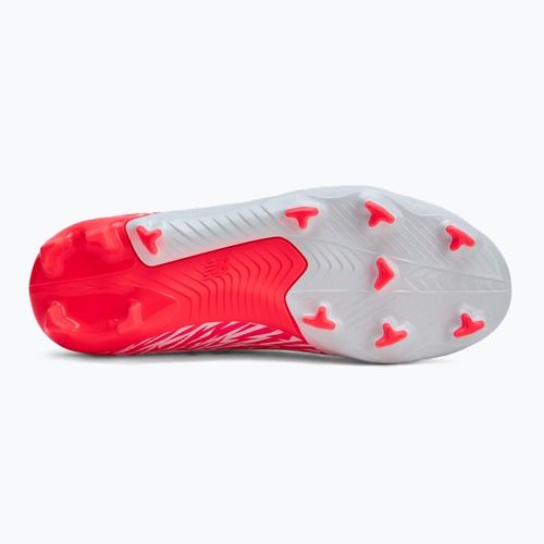 Scarpe da calcio per bambini New Balance Furon Team V8 Jr FG bianco