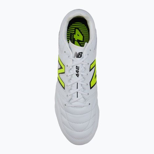 Scarpe da calcio da uomo New Balance 442 Pro V2 FG bianco