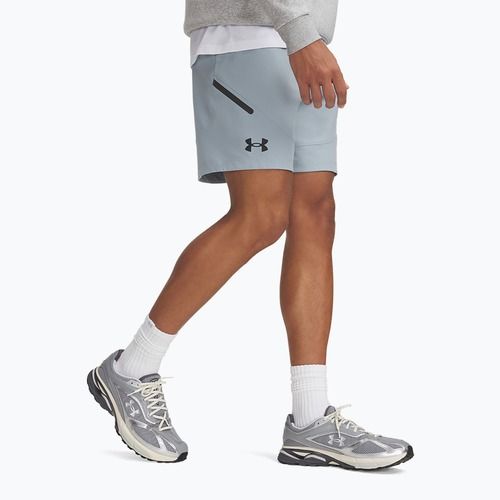 Pantaloncini da uomo Under Armour Unstoppable harbor blu/nero