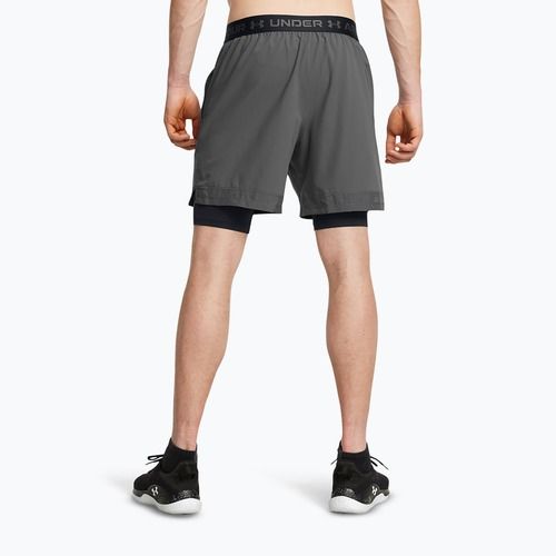Pantaloncini da allenamento Under Armour Vanish Woven 2In1 Sts Uomo castlerock/nero/nero