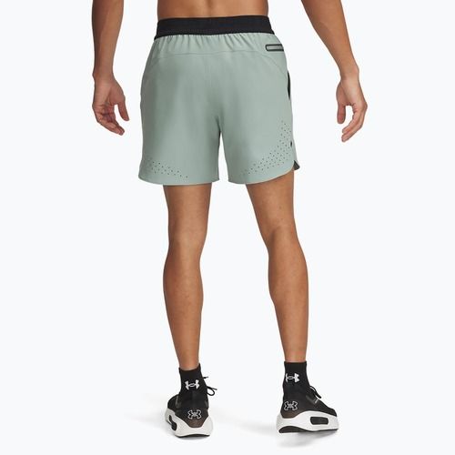 Pantaloncini da uomo Under Armour Vanish Elite verde silice/nero
