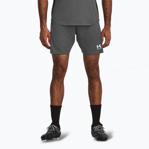 Pantaloncini da calcio Under Armour Challenger da uomo castlerock / bianco