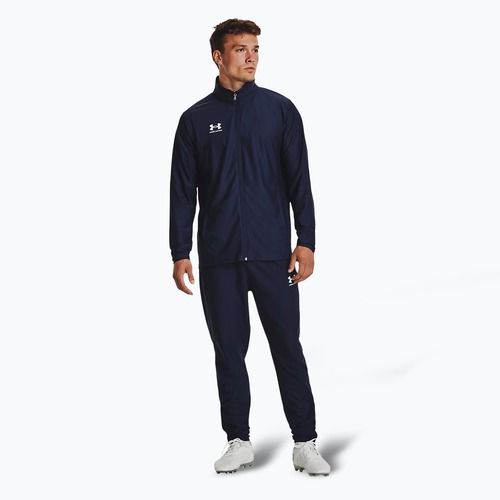 Under Armour kit calcio uomo Challenger Tracksuit mezzanotte marina/bianco