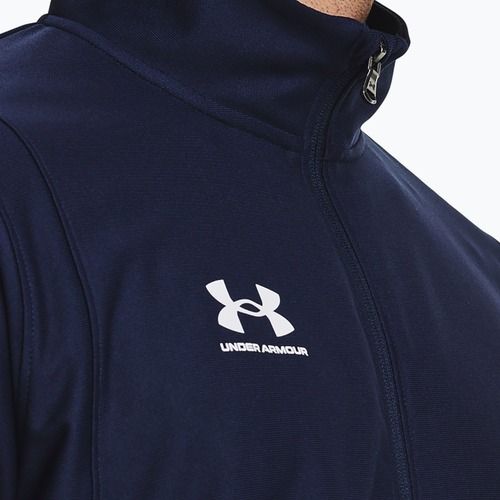 Under Armour kit calcio uomo Challenger Tracksuit mezzanotte marina/bianco