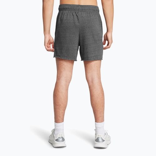 Pantaloncini Under Armour Rival Terry 6in castlerock/onyx white da uomo