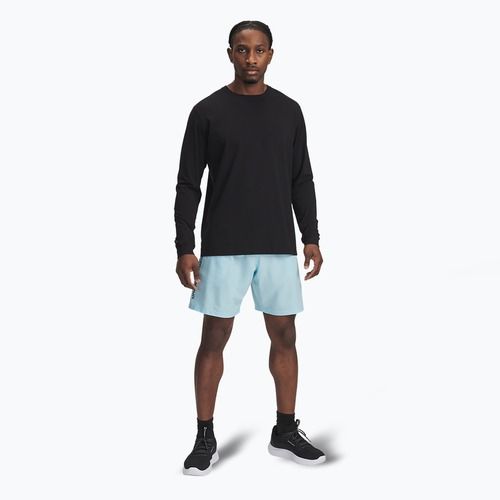 Pantaloncini da allenamento Under Armour Woven Wordmark da uomo stream/nero