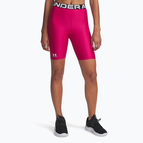 Pantaloncini Under Armour donna HG Authentics 8in fucsia sfumato / bianco