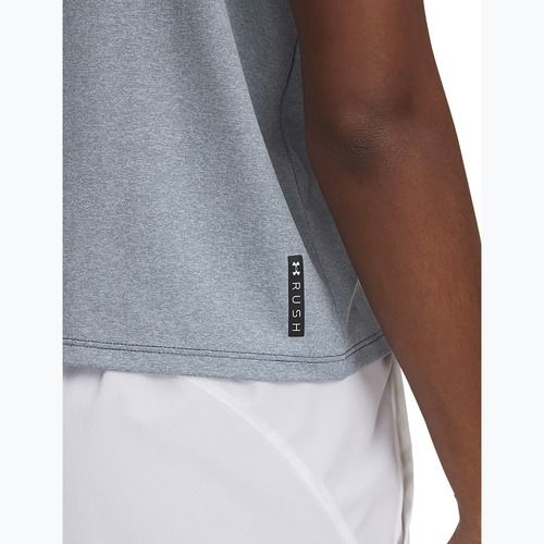 Under Armour Rush Energy Crop Tank canotta da allenamento donna grigio acquazzone/grigio acquazzone