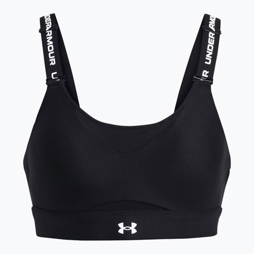 Reggiseno da allenamento Under Armour Infinity High 2.0 bianco/nero