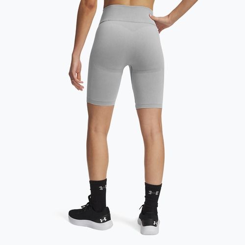 Pantaloncini da allenamento da donna Under Armour Vanish Seamless Washed nero / bianco