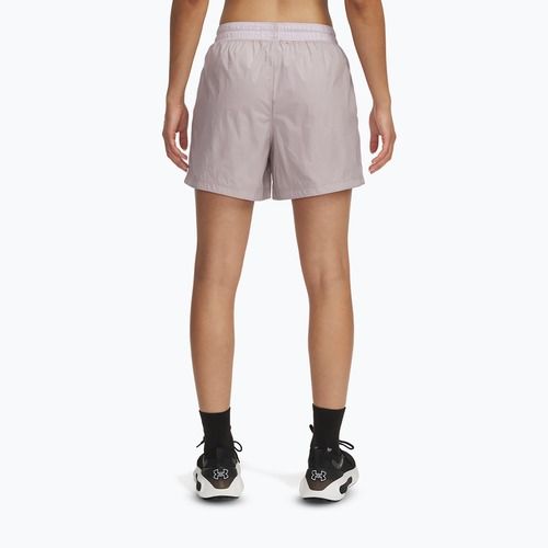 Pantaloncini Under Armour da donna Rival Woven grigio alba/nero