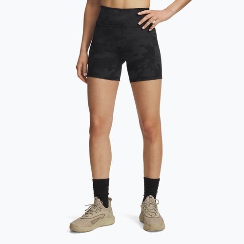 Pantaloncini da allenamento Under Armour Project Rock middy nero/nero da donna