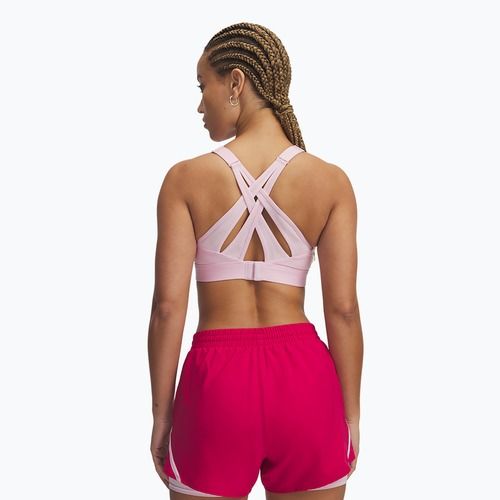 Reggiseno da allenamento Under Armour Infinity High Strappy rosa primario/rosa primario