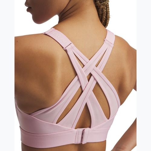 Reggiseno da allenamento Under Armour Infinity High Strappy rosa primario/rosa primario