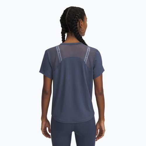 Maglietta da allenamento Under Armour da donna Vanish Elite Vent grigio acquazzone/iridescente