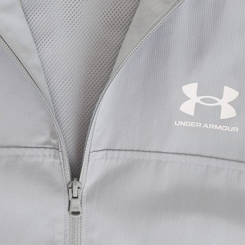 Giacca a vento Under Armour Rival Woven da uomo grigio mod/grigio mod/bianco