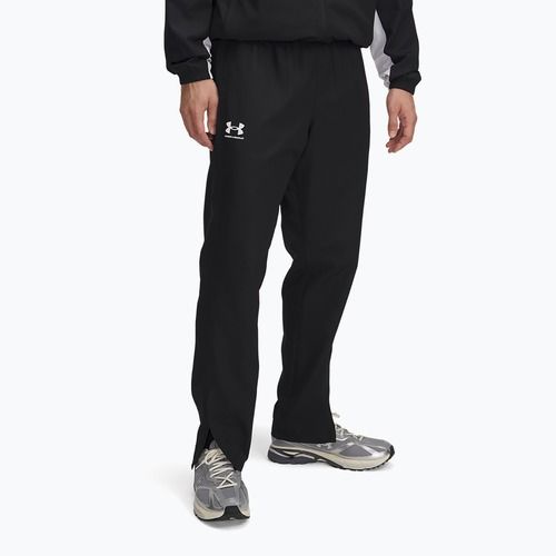 Uomo Under Armour Rival Woven Windbreaker Pant nero/nero/bianco