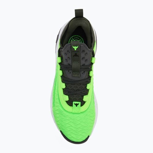 Under Armour Project Rock 7 scarpe da allenamento da uomo verde barocco/iper verde/nero