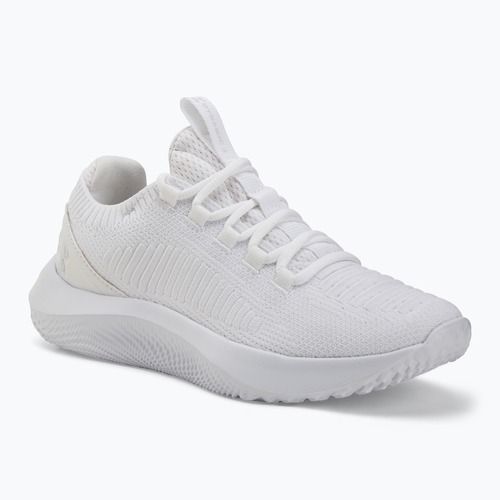 Under Armour Dynamic 2 bianco/bianco/grigio intenso, scarpe da allenamento per donna