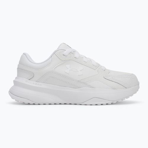 Under Armour Edge Leather bianco/bianco/bianco scarpe da ginnastica da donna