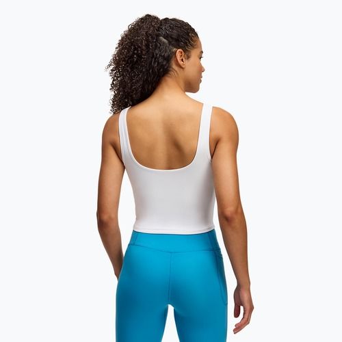 Maglietta da allenamento Under Armour Motion Tank bianca/nera da donna
