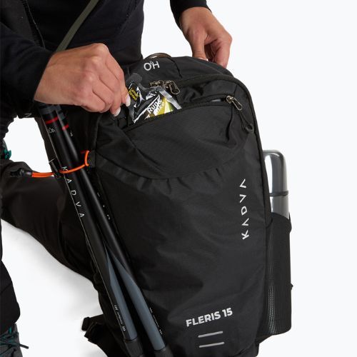 Zaino da trekking KADVA Fleris 15 l nero