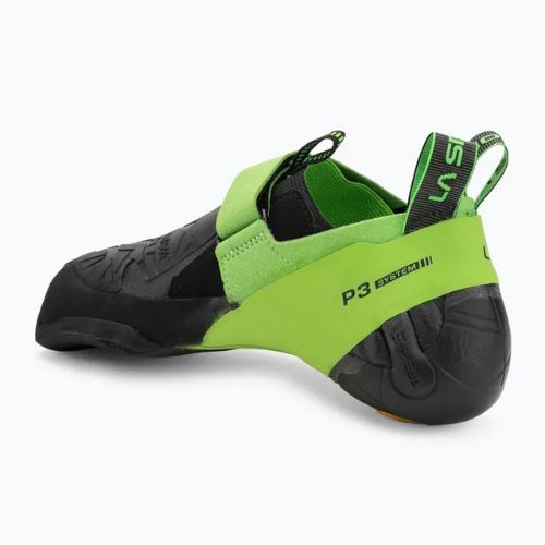 Scarpa da arrampicata La Sportiva Skwama Vegan nero/verde flash
