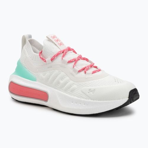 Under Armour Phantom 4 scarpe da donna Bianco quarzo/verde metano/super rosa