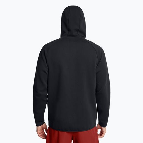 Felpa Under Armour Unstoppable Fleece Full Zip HD uomo nero/nero